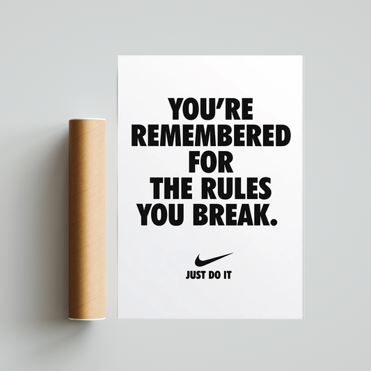 Nike 'You're Remembered For The Rules You Break'
