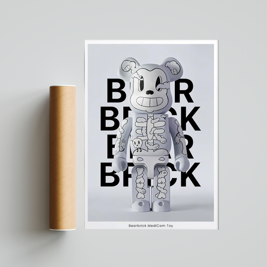 Hypebeast Figure Silver Skeleton