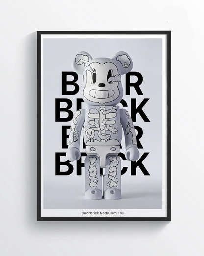 Hypebeast Figure Silver Skeleton